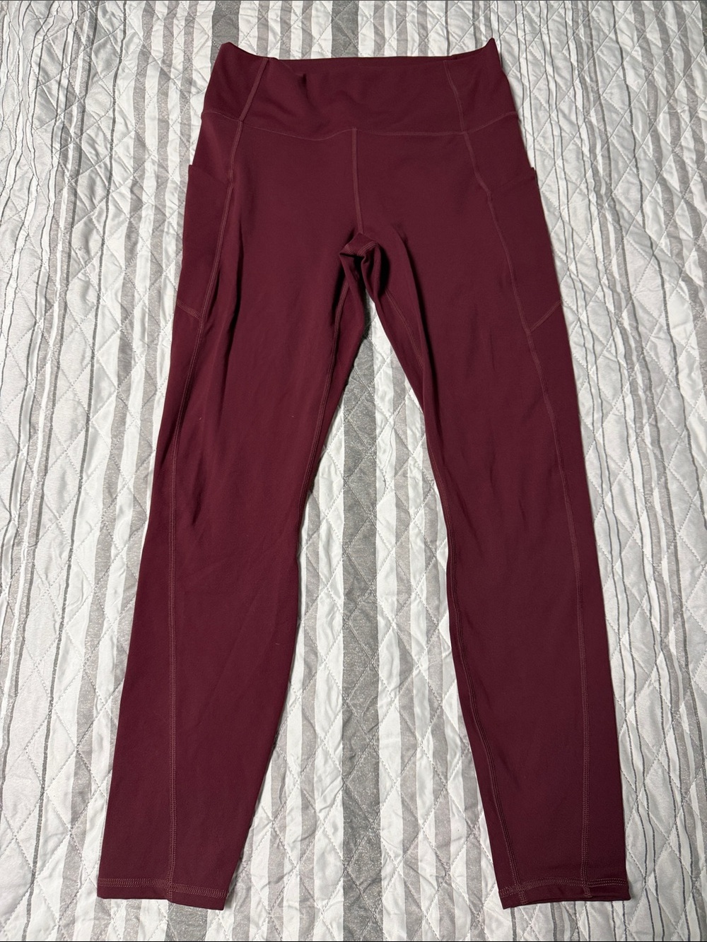 Fabletics Burgundy PureLuxe Leggings